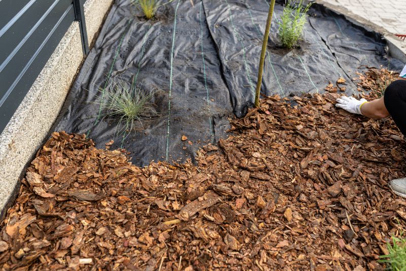 Bark Mulch Installation