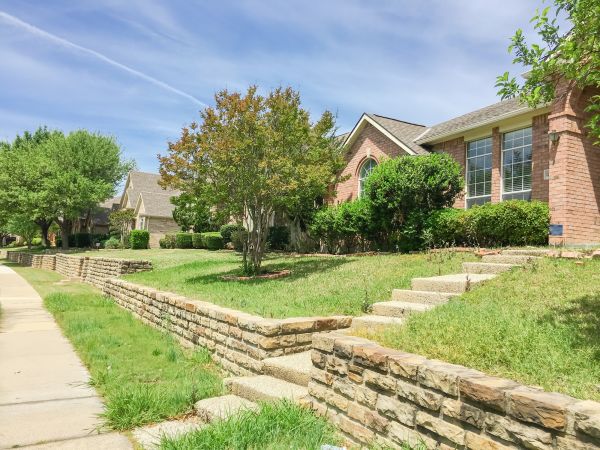 Sloped Yard Landscaping in Hattiesburg